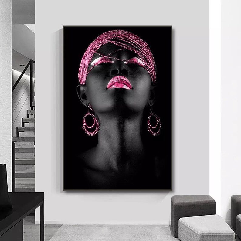 Pink woman