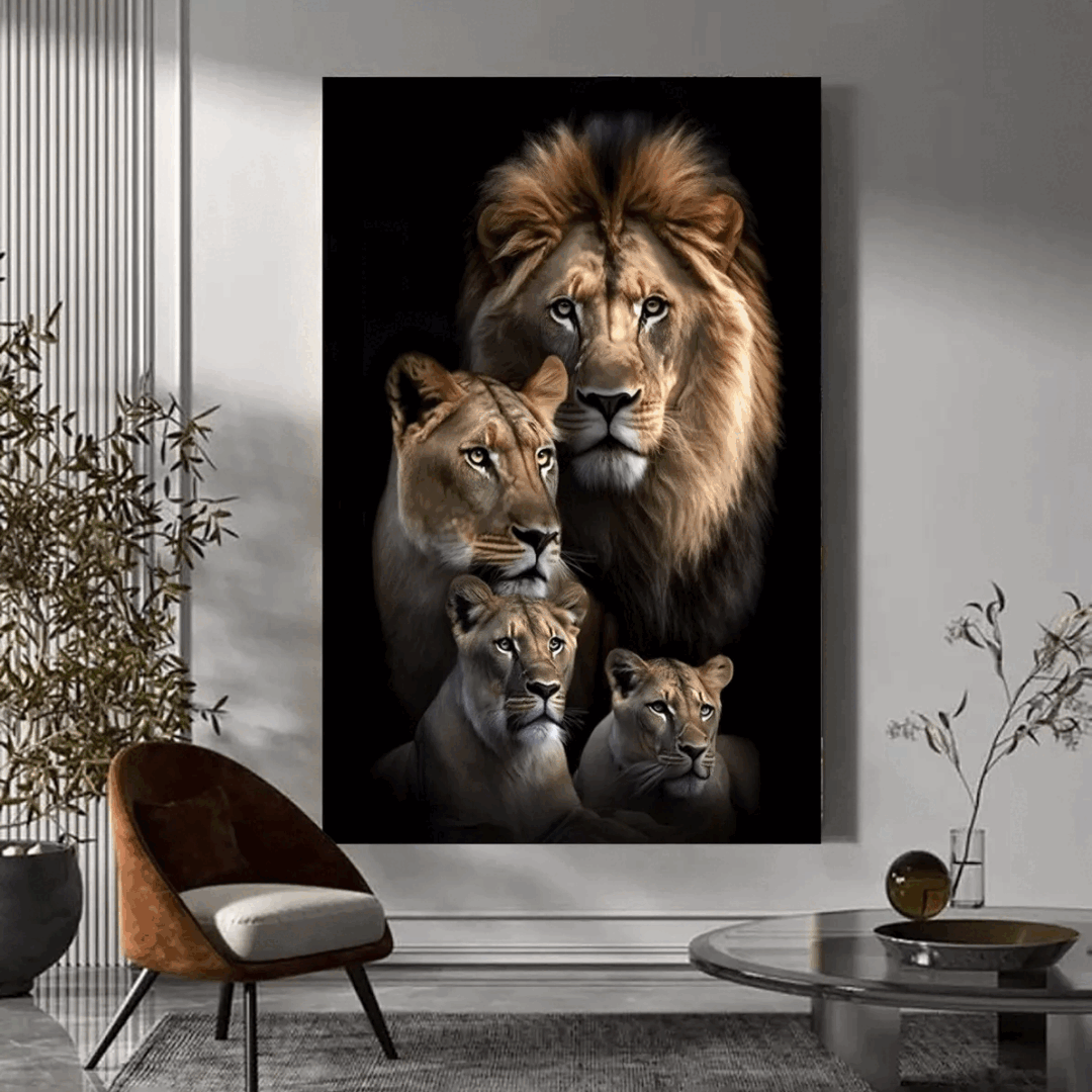 Family of lions