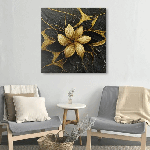 Gold flowers